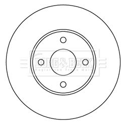 BORG & BECK Тормозной диск BBD5237